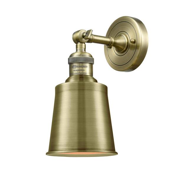 Innovations Franklin Restoration Addison 5 in. 1Light Antique Brass