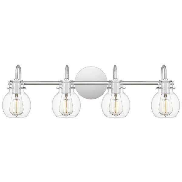 Quoizel Andrews 4-Light Polished Chrome Vanity Light