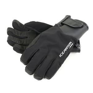 IceArmor Small Black Waterproof Tactical Gloves 12117 - The Home Depot