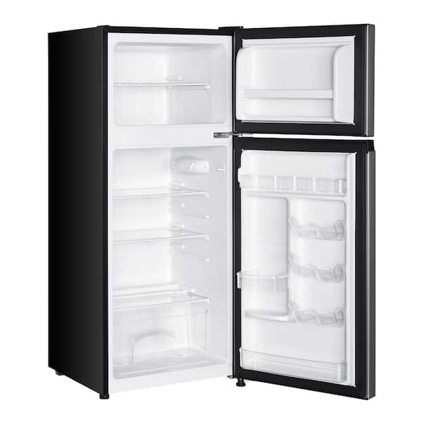ConServ 4.5 cu.ft. 2 Door Freestanding Mini Refrigerator in Stainless with  Freezer CRF 450 S - The Home Depot