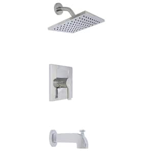 Westwind Single-Handle 1-Spray Tub and Shower Faucet in Chrome (Valve Included)