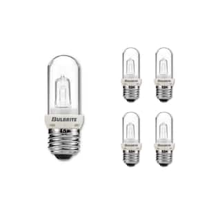 150-Watt Soft White Light T8 (E26) Medium Screw Base Dimmable Clear Mini Halogen Light Bulb(5-Pack)