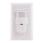 Motion-Sensing Switch with Automatic Shut-Off Feature, White