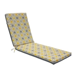 Sunny Citrus Outdoor Cushion Lounger in Multi 22 x 71 - Includes 1-Lounger Cushion