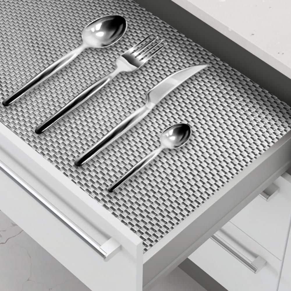 Gray 12 in x 20 ft Shelf Liner, Non-Adhesive PVC Foam Non-Slip Drawer & Cabinet Liner for Kitchen, Cupboard, Shelves price history on PriceWatchPro