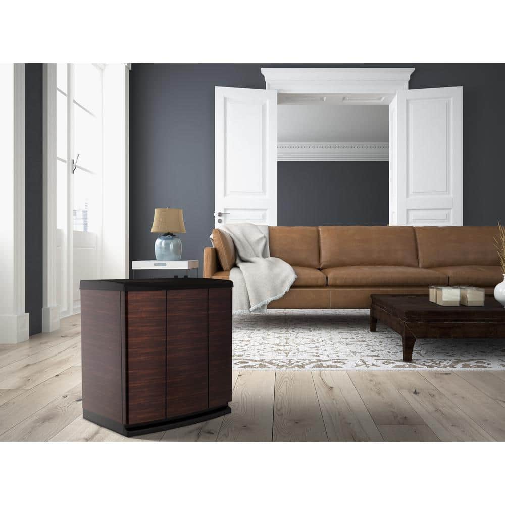 Alliance Dark Brown Evaporative Humidifier with Copper Finish