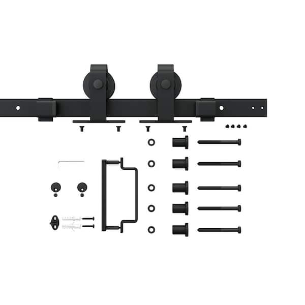 CALHOME 37 in. x 84 in. Full Lite Clear Glass Black Steel CALHOME 37 in. x 84 in. Full Lite Clear Glass Black Steel