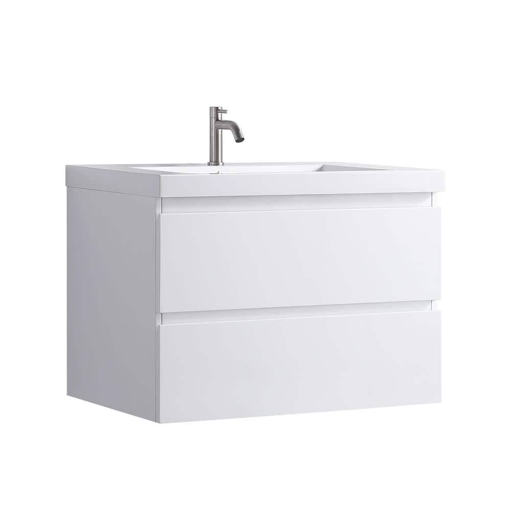 Hood-1 30.00 in. W x 19.70 in. D x 22.00 in. H Wall Mounting Bath Vanity in