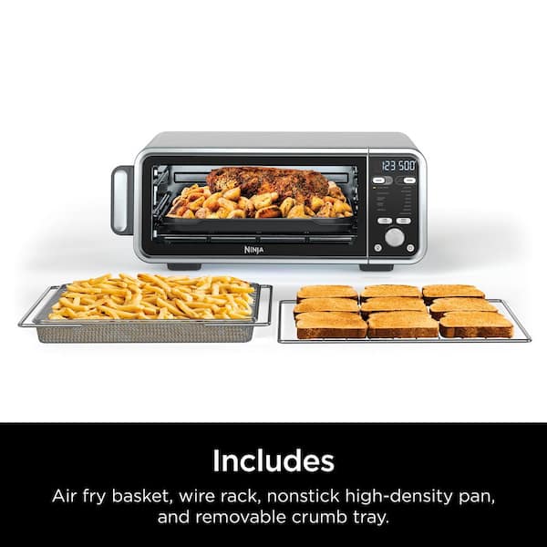 Reviews for NINJA Foodi 13-in-1 Black Dual Heat Air Fryer, Countertop  Toaster Oven, Dehydrate, Reheat, 1800-Watt