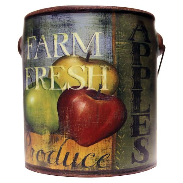 Unbranded Farm Fresh Ceramic Candle Juicy Apples