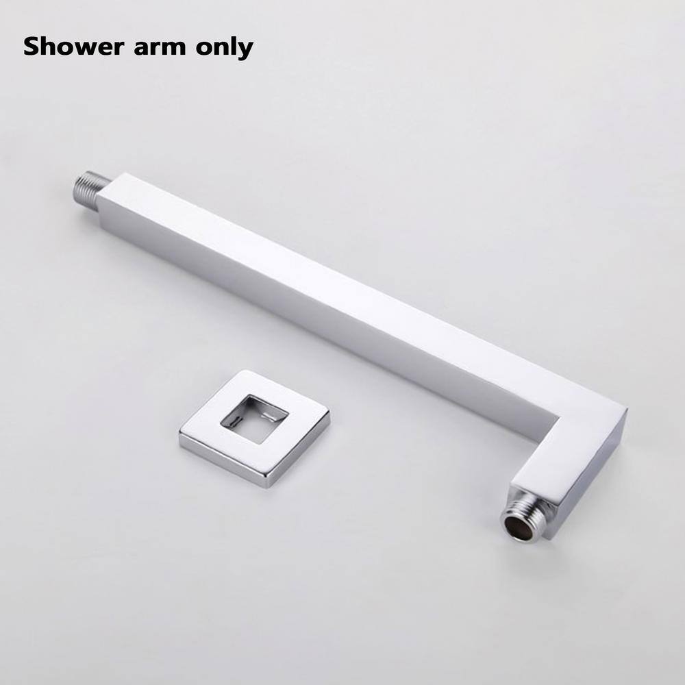 12" Chrome Ceiling Mount Shower Arm