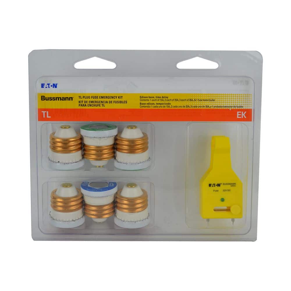 Cooper Bussmann TL Style Plug Fuse Emergency Kit TL-EK - The Home
