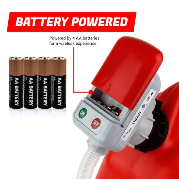 Rechargeable Battery Fuel Transfer Pump with non spill nozzle