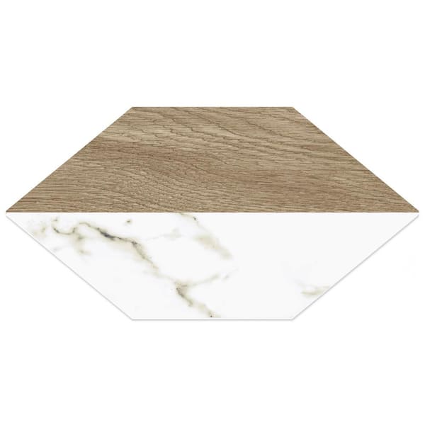 Llama Kayak Lagom Nature 6-1/2 in. x 12-1/2 in. Porcelain Floor and Wall Take Home Tile Sample