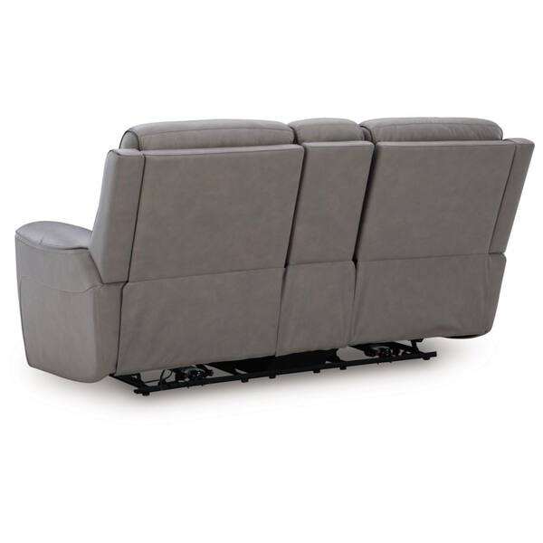 Signature DESIGN BY ASHLEY 5Z-Dreamlight 78 in. Solid Leather