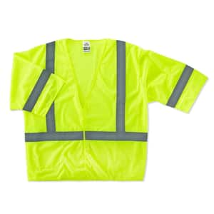 GLoWEAR L/XL Lime Hi-Vis Type R Class 3 Economy Vest