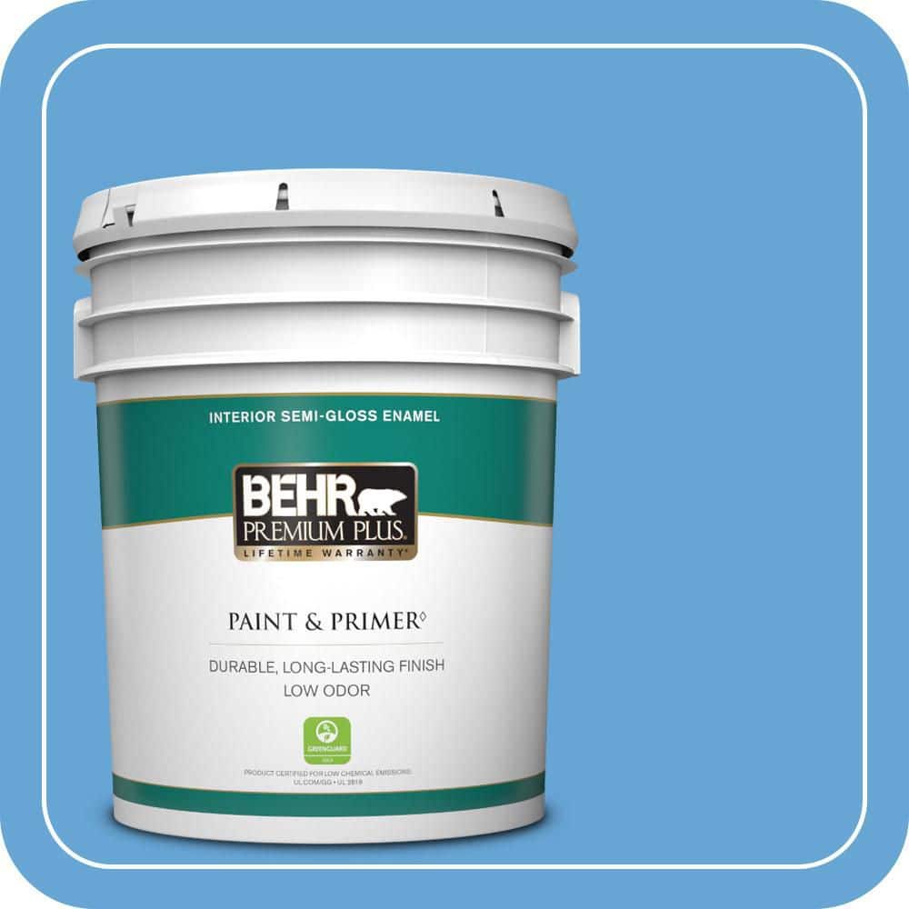 5 gal. #560B-5 Ocean Tropic Semi-Gloss Enamel Low Odor Interior Paint & Primer price history on PriceWatchPro