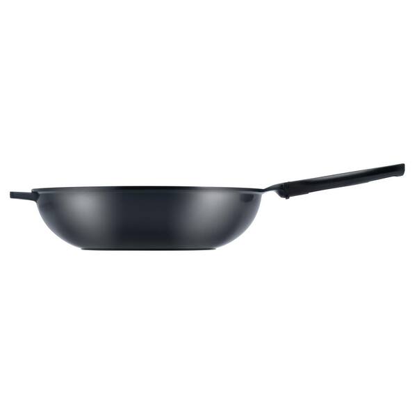 Ecolution Hong Kong Chopstick House Non-Stick Wok, Black, 14