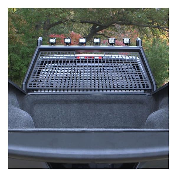 Aries AdvantEDGE Black Aluminum Headache Rack, Select Ford F-150