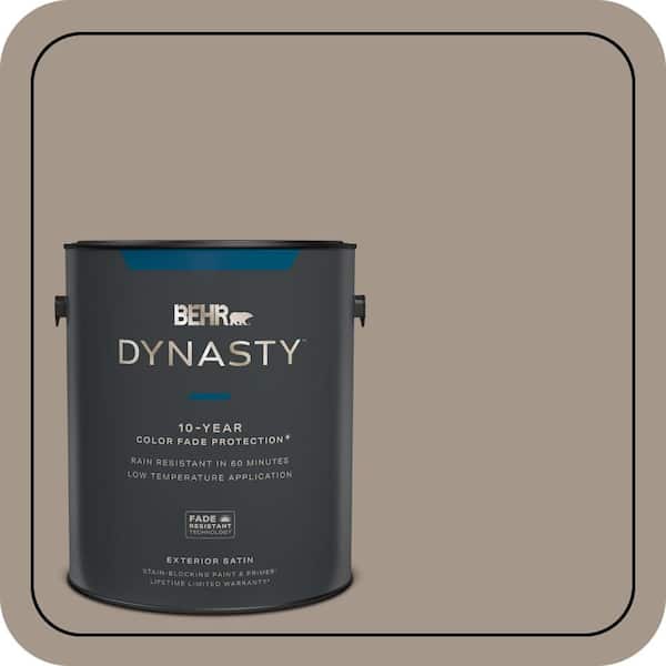 BEHR DYNASTY 1 gal. #N220-4 Shiitake Satin Enamel Exterior Stain-Blocking Paint & Primer