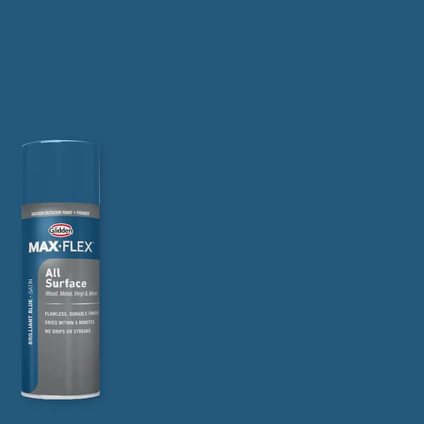 12 oz. Satin Brilliant Blue Interior/Exterior All Surface Spray Paint and Primer