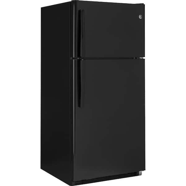 ケ*ヤ様 Ｇー８　ブラック USA製 サイズ44 GE 20.8 cu. ft. Top Freezer Refrigerator in Black GTS21FGKBB - The