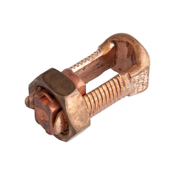 Split Bolt Connector for Copper and Copperweld Wires 0.057-0.116 Wire Diameter Range 80lbs Torque