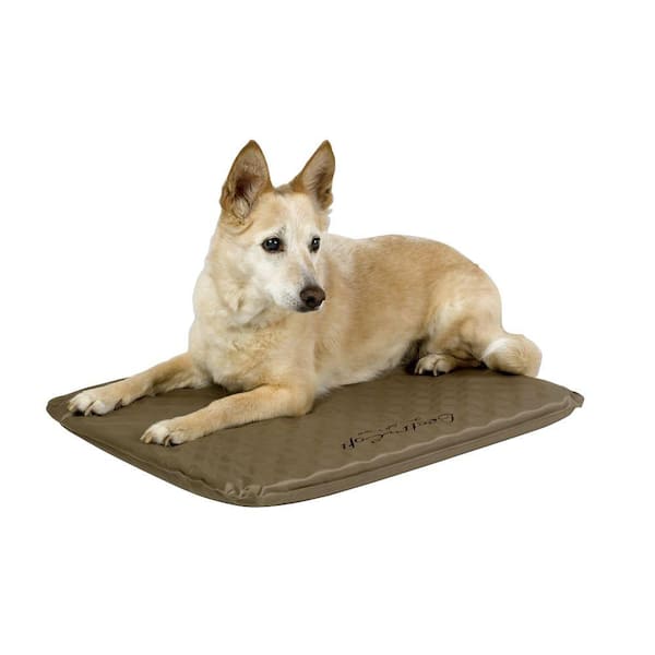 K&H Pet Products Lectro-Soft Medium Brown Outdoor Heated Dog Bed