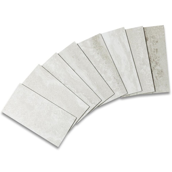 Yipscazo 3 in. x 6 in. PVC Peel and Stick Tile (12.5 sq. ft. /100-Sheets)