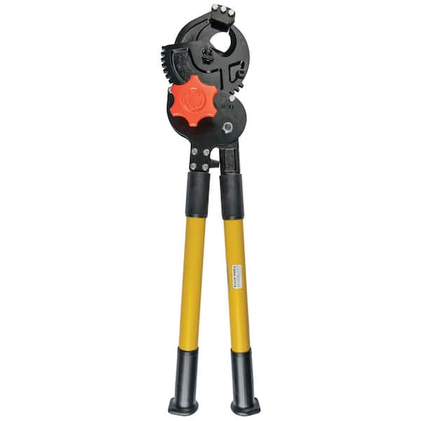 Klein Tools 28 in. Heavy-Duty Ratcheting Cable Cutter 63700 - The Home Depot