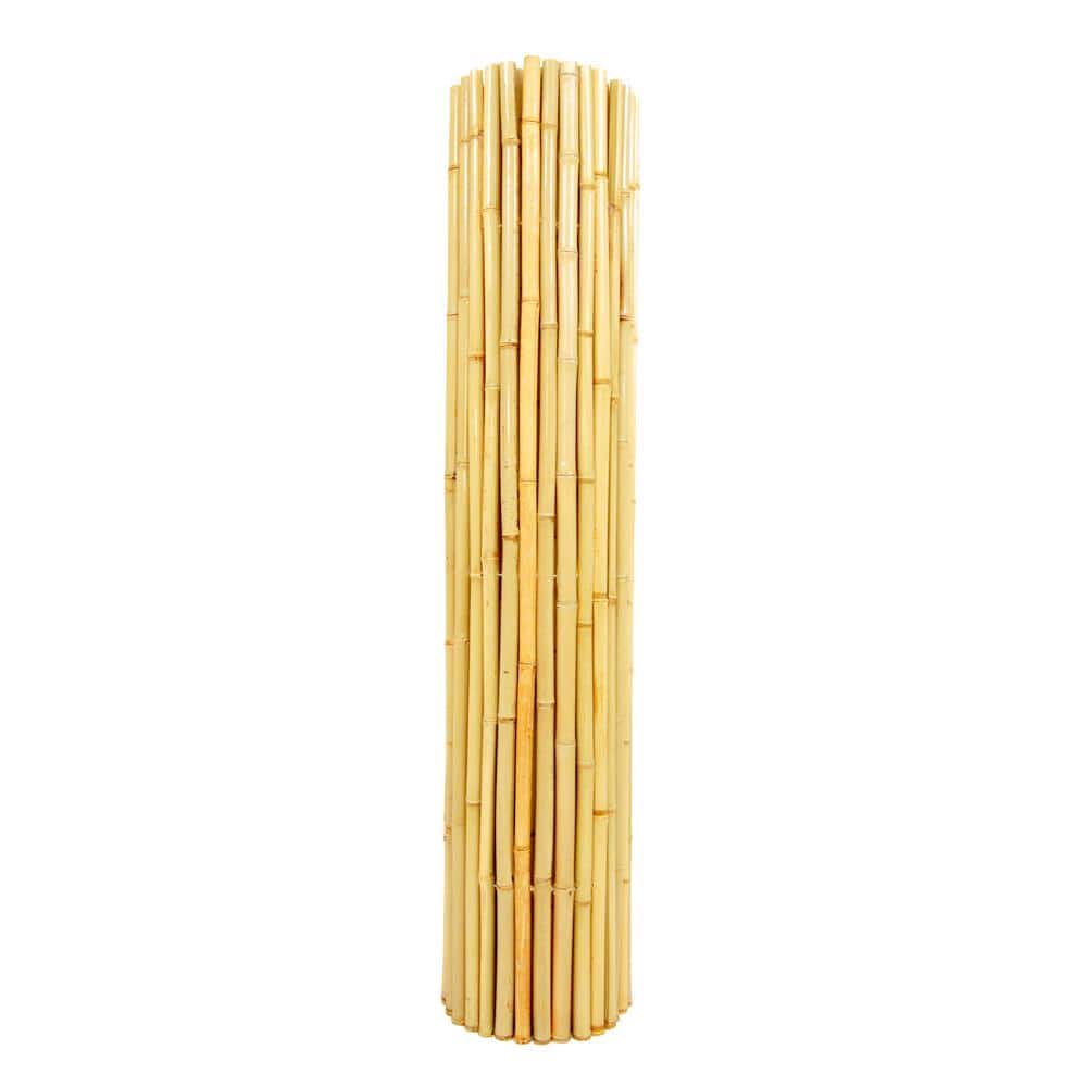 Natural Bamboo Garden Fence Panel 3'H x 8'L