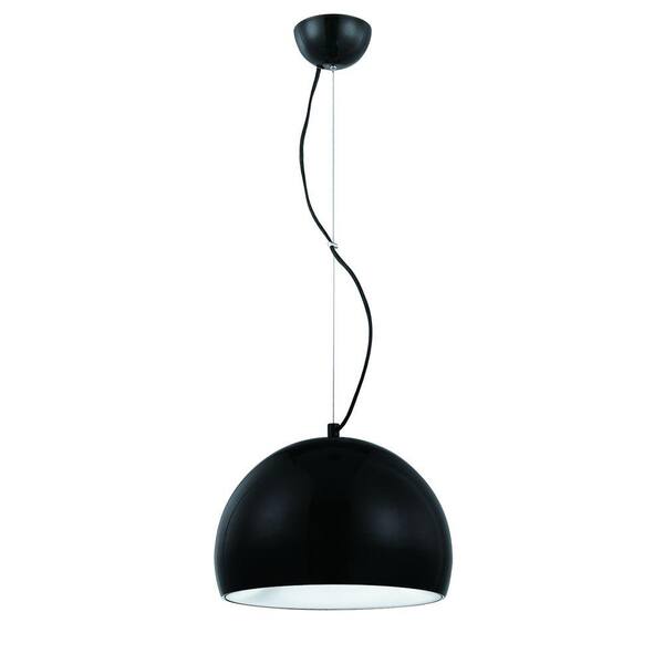 Eurofase Bollo Collection 1-Light Matte Black Pendant-DISCONTINUED