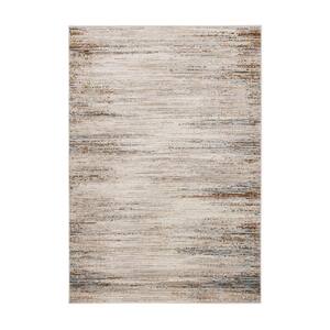 Clinton Blue 6 ft. x 9 ft. Modern Contemporary Abstract Striped Area Rug