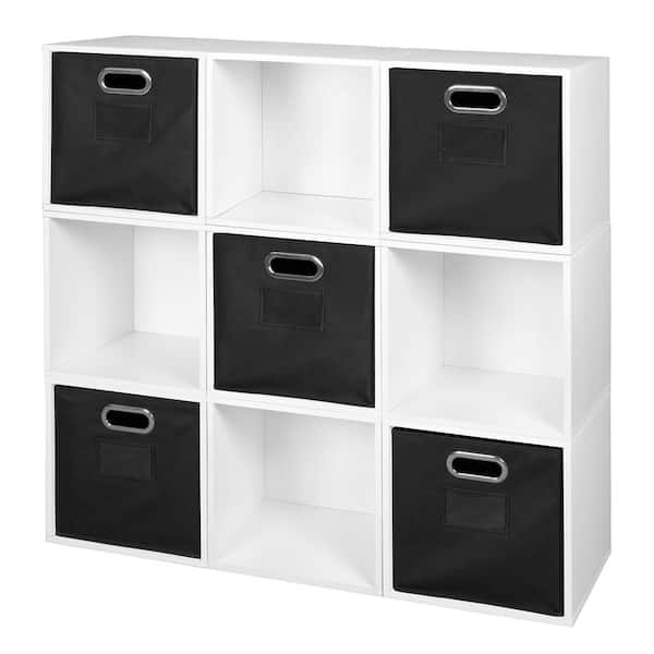 Niche 39 in. H x 39 in. W x 13 in. D Wood 9- Cube Organizer