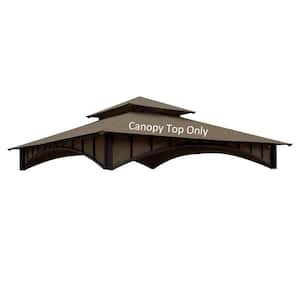 Replacement Canopy Top for Model #D-GZ136PST-N Summer Breeze Soft Top 10 ft. x 10 ft. 2-Tier Gazebo Tan