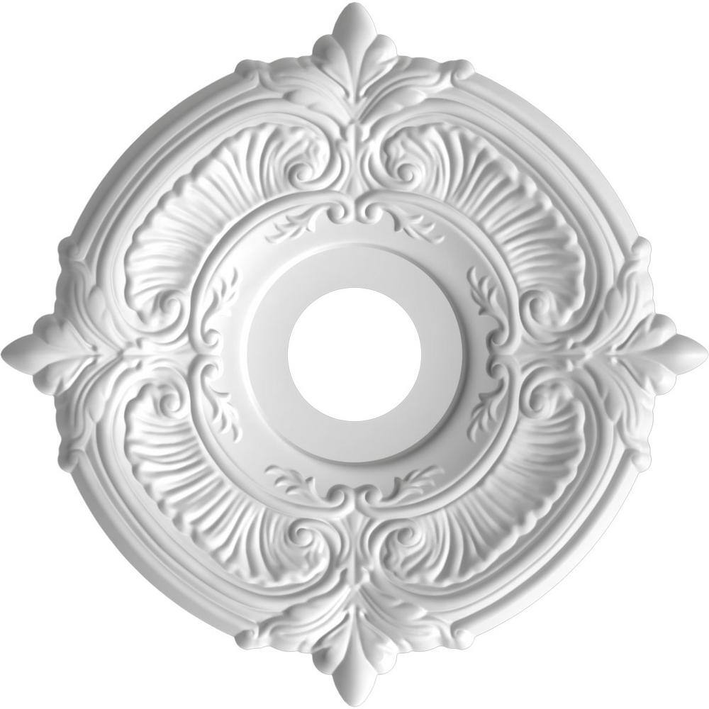 Attica 16" Smokey Beige Thermoformed PVC Ceiling Medallion