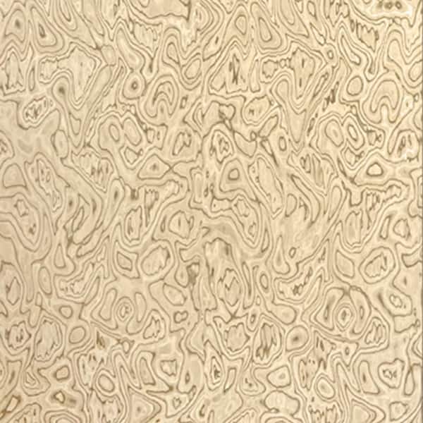 CALHOME 1/4 in. x 12 in. x 2 ft. Square Edge Light Brown Finished Veneer MDF Boards (1-Pieces)