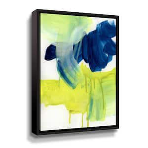 Black & white strokes 5' by Iris Lehnhardt Framed Canvas Wall Art