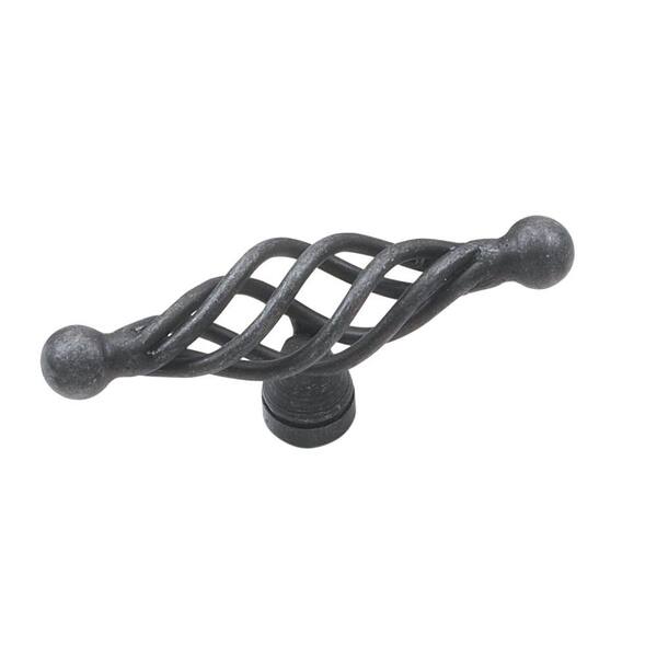 Laurey Mission Bay 3 in. Antique Pewter Oval Cabinet Knob