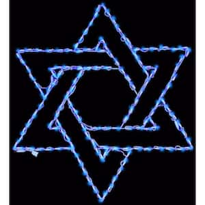 42 in. Hanukkah Star of David with LED Lights
