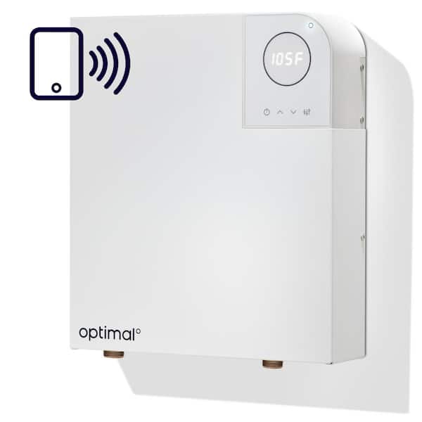 optimal Plus 208/220/240-Volt 27 Kw 4.5 GPM Wi-Fi Enabled Smart Electric Tankless Water Heater