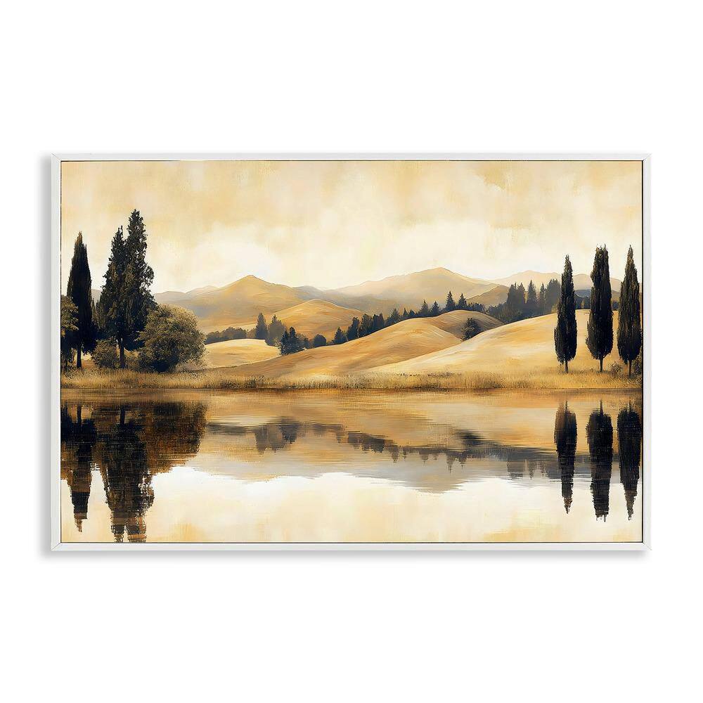 Reflective Fields View by LSR Creative Studio 1 Piece White Framed Nature Giclee Art Print 20 in. x 30 in. price history on PriceWatchPro