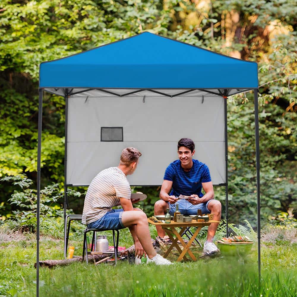COOS BAY 6 ft. x 4 ft. Blue Instant Canopy Pop Up Tent with