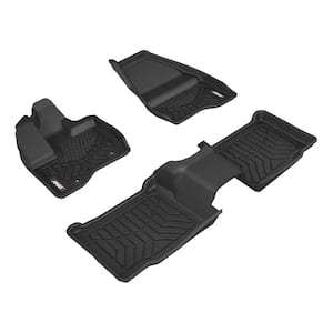 StyleGuard XD Black Custom Heavy Duty Floor Liners, Select Ford Explorer (Bucket Seats Only), 1st and 2nd Row