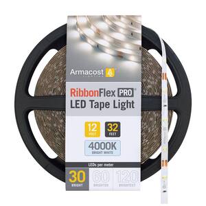 RibbonFlex Pro 32.8 ft. LED Tape Strip Light 30 LEDs/m Bright White (4000K)