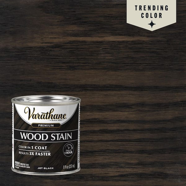 Varathane 8 oz. Jet Black Premium Fast Dry Interior Wood Stain
