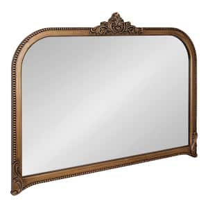 Hubanks 40.00 in. W x 30.00 in. H Gold Arch Traditional Framed Decorative Wall Mirror