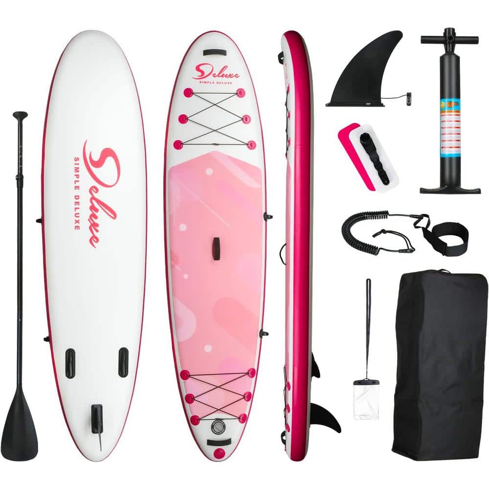 120 in. Summer New Inflatable Stand Up Paddle Board for All Skill Levels, w