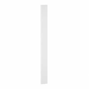 Hampton/Shaker 3 in. W x 36 in. H x 0.75 in. D Kitchen Cabinet Wall Filler in Satin White
