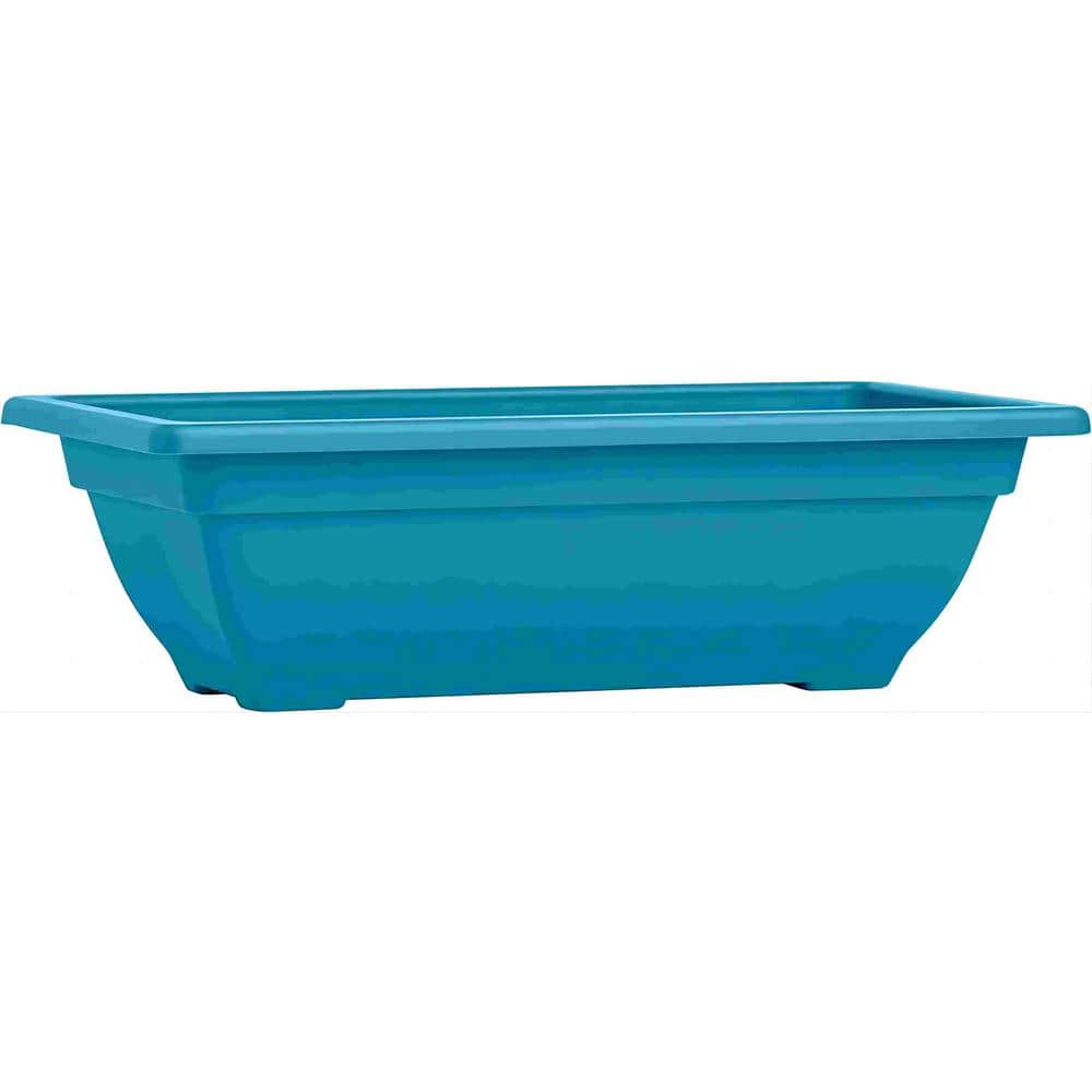 Rectangle Planter Box, 24 in. Indoor/Outdoor Rectangular Planter, Durable U